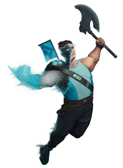 Character blue